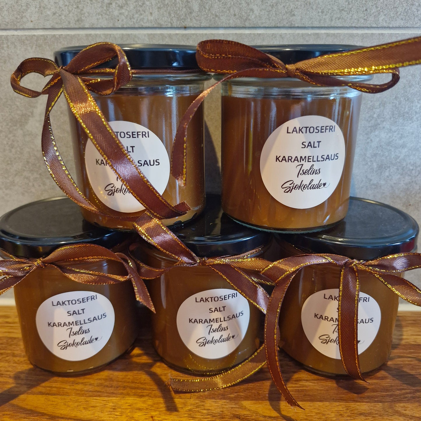 Laktosefri salt karamellsaus -ca 350ml