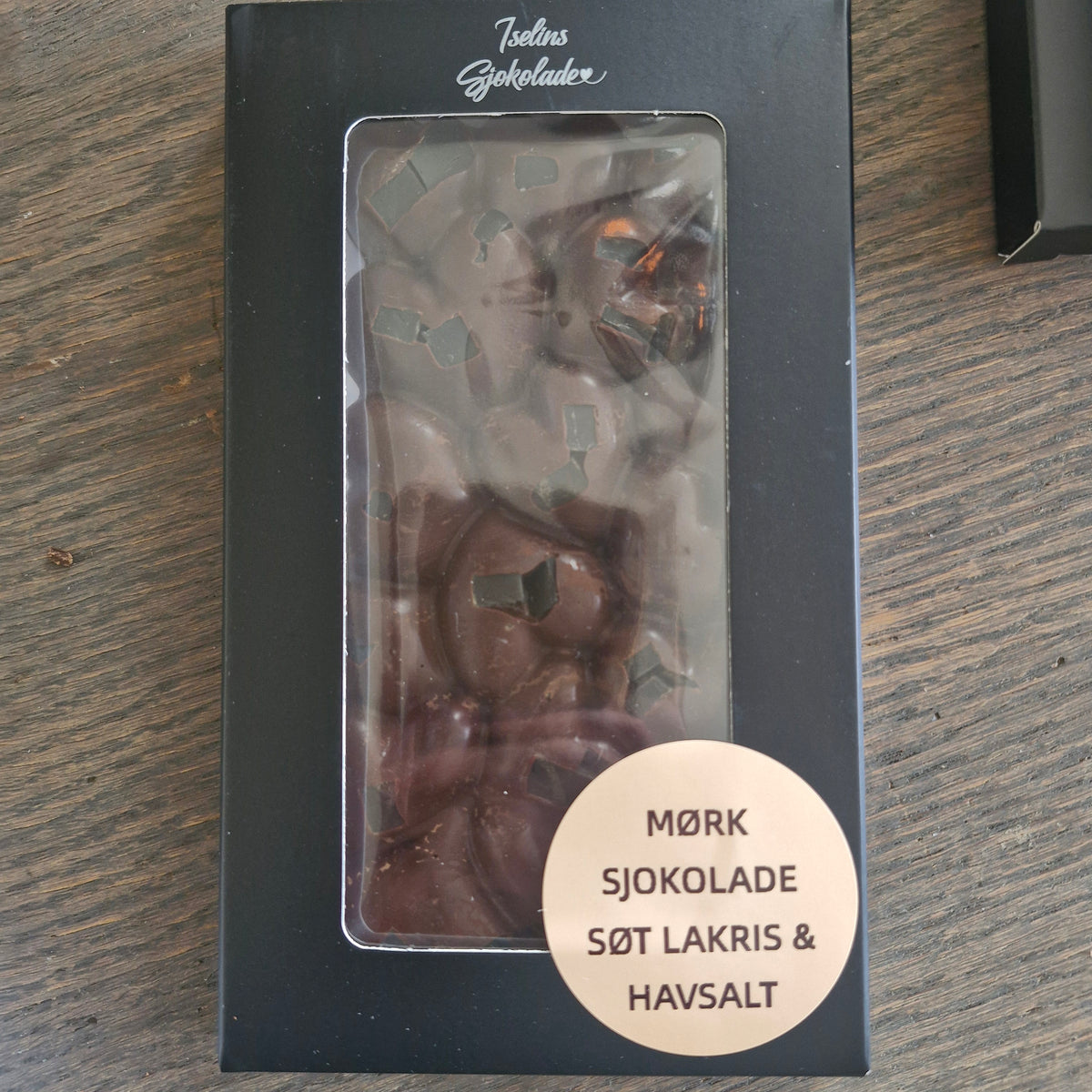 Mørk sjokolade - søt lakris & havsalt