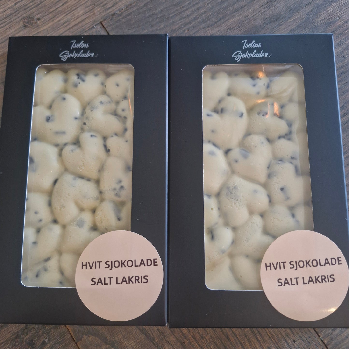 Hvit sjokolade - salt lakris